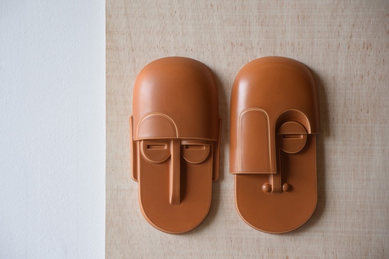 COLLECTION MASQUES OCRE MAT MURALE | VP Interiorismo